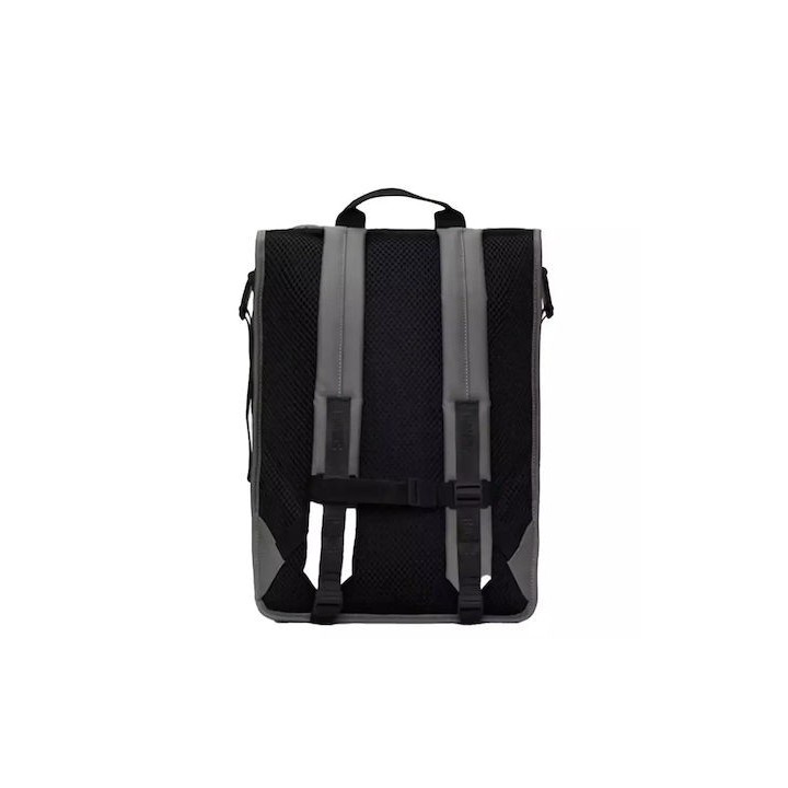 Rains Trail Rolltop Backpack W3 Υφασμάτινο Σακίδιο Πλάτης Γκρι 19lt - 14320-grey