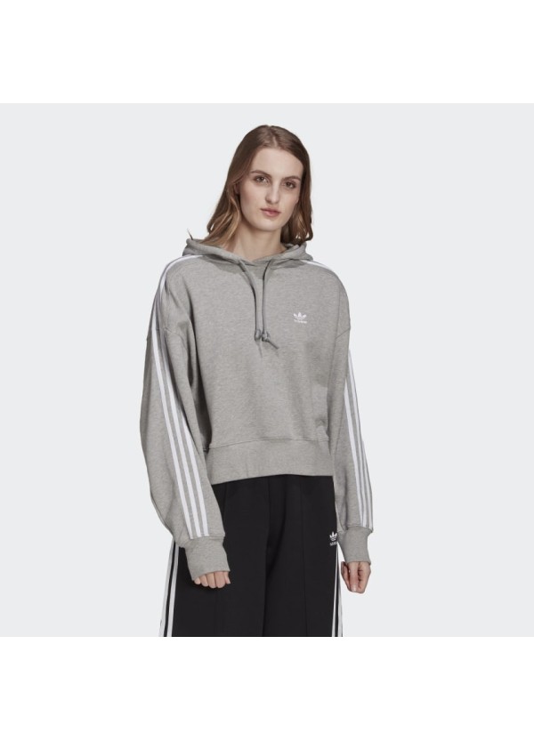 Adidas Originals Adicolor Classics Crop Hoodie Grey - H34615