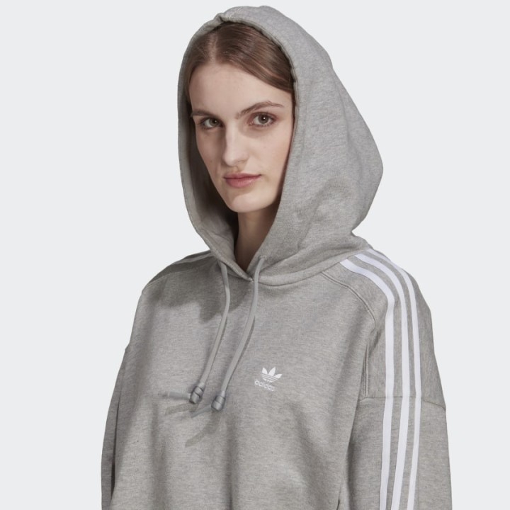 Adidas Originals Adicolor Classics Crop Hoodie Grey - H34615