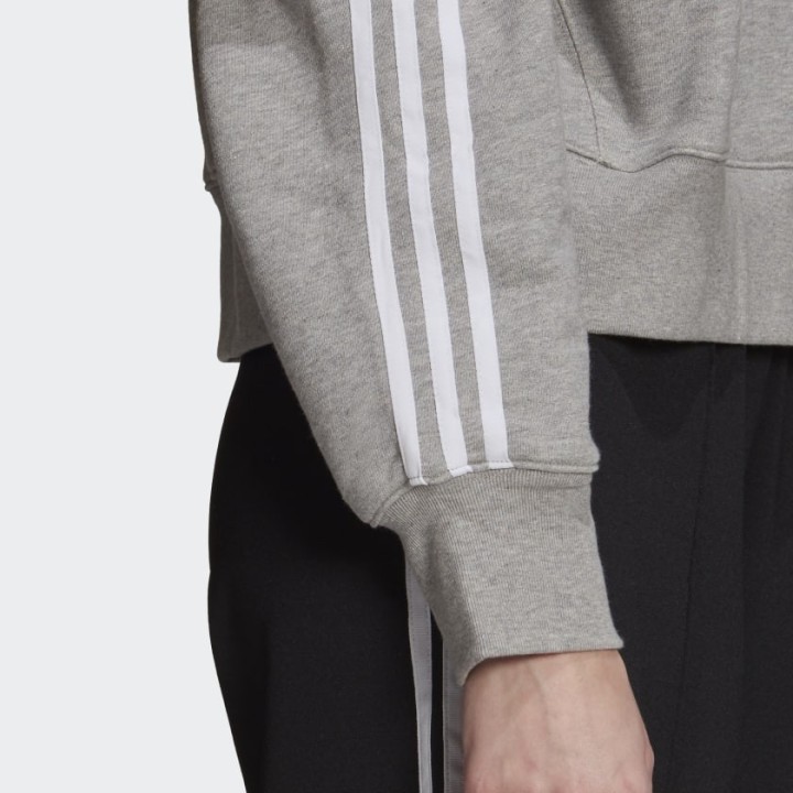 Adidas Originals Adicolor Classics Crop Hoodie Grey - H34615