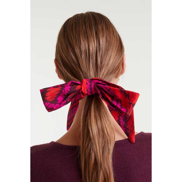 Compania Fantastica Scarf Lightweight crepe with Fedora print - 53C/11067