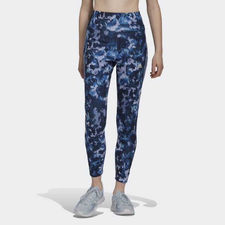 Adidas Originals Aeroready Designed to Move Print 7/8 High-Rise Tights - GS6350