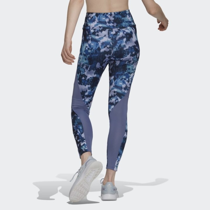 Adidas Originals Aeroready Designed to Move Print 7/8 High-Rise Tights - GS6350