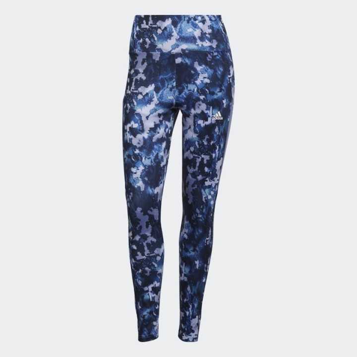 Adidas Originals Aeroready Designed to Move Print 7/8 High-Rise Tights - GS6350