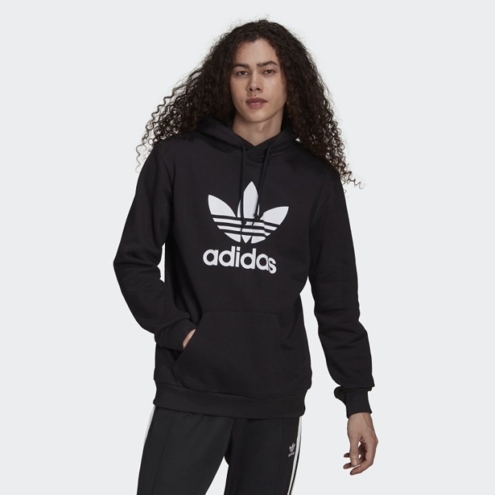 Adidas Originals Adicolor Classics Trefoil Hoodie Black - H06667