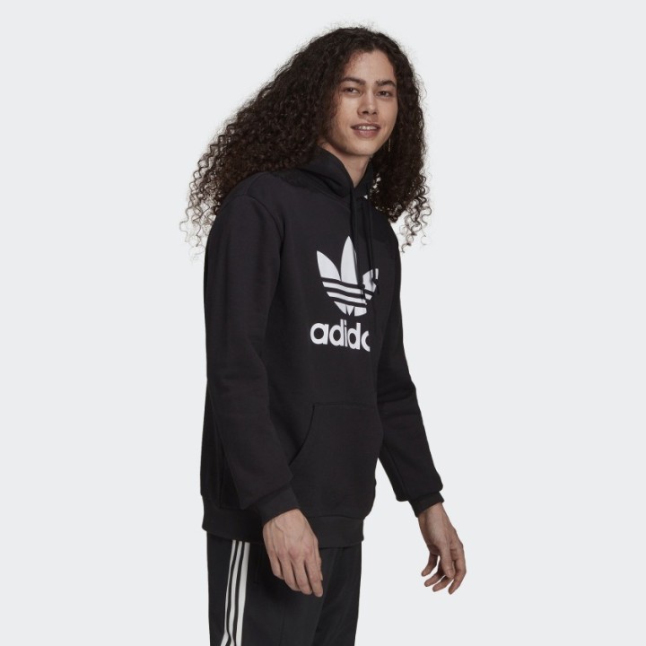 Adidas Originals Adicolor Classics Trefoil Hoodie Black - H06667