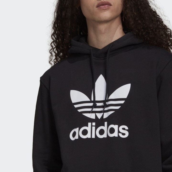 Adidas Originals Adicolor Classics Trefoil Hoodie Black - H06667