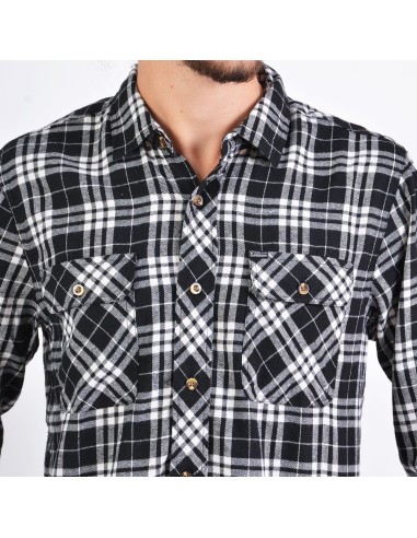 Emerson Ανδρικό Πουκάμισο Black / White EM60.80