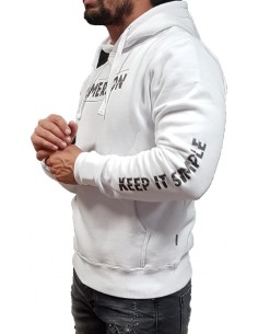 Emerson Ανδρικό Φούτερ Άσπρο  - EM20.84 2